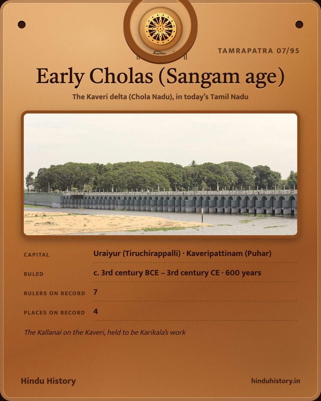 Early Cholas (Sangam age)