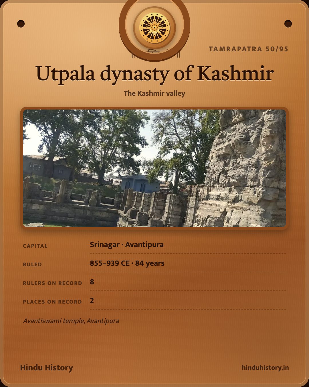 Utpala dynasty of Kashmir