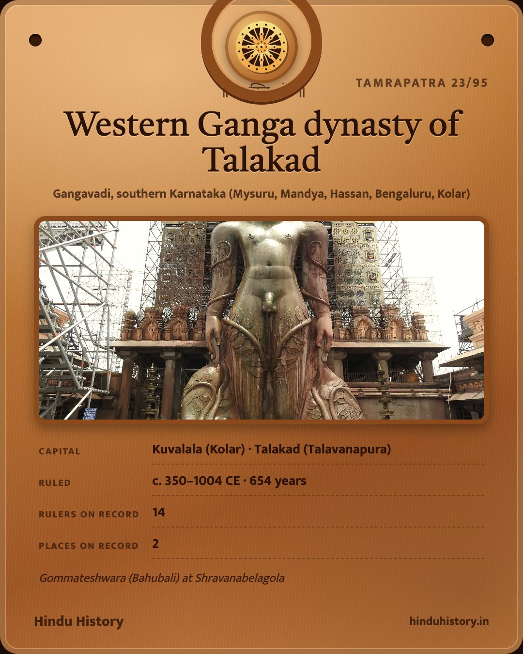 Western Ganga dynasty of Talakad