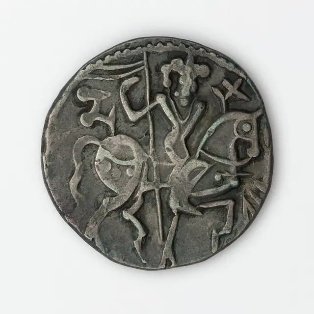 Hindu Shahi bull-and-horseman coins