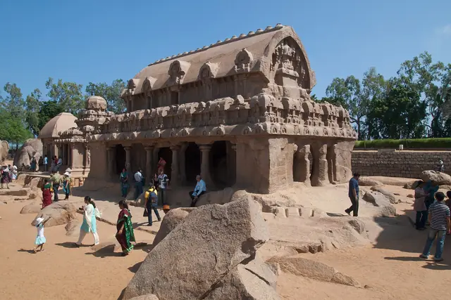 Pancha Rathas and Arjuna’s Penance, Mahabalipuram